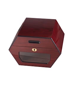 Cuban Wheel Hexagon Humidor