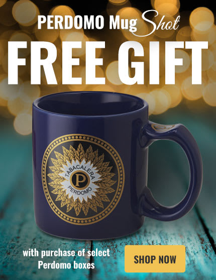 Get a Perdomo Mug with select Perdomo Box Purchases