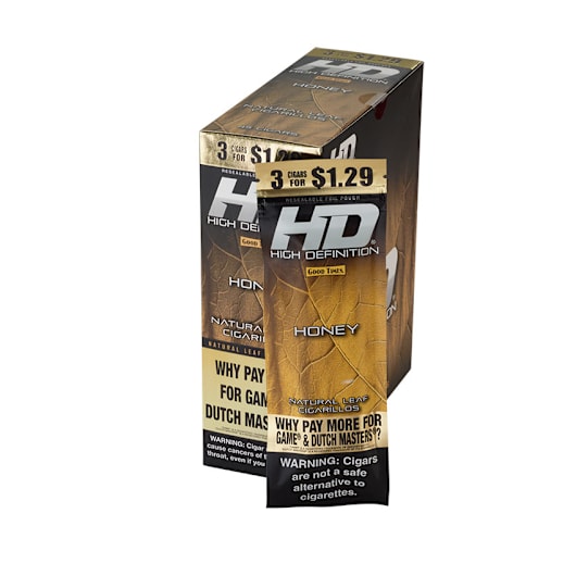 Good Times #HD Honey 15/3 Cigars - Natural