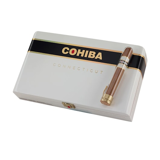 cohiba cigarettes Cohiba Connecticut Robusto Crystal tubo Cigars - Natural