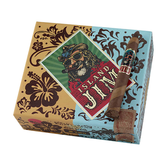 Island Jim by Oscar #2 Torpedo Barber Pole Cigars | Famous Smoke
