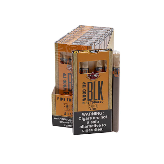 Swisher Sweet BLK Smooth Wood Tip - Natural