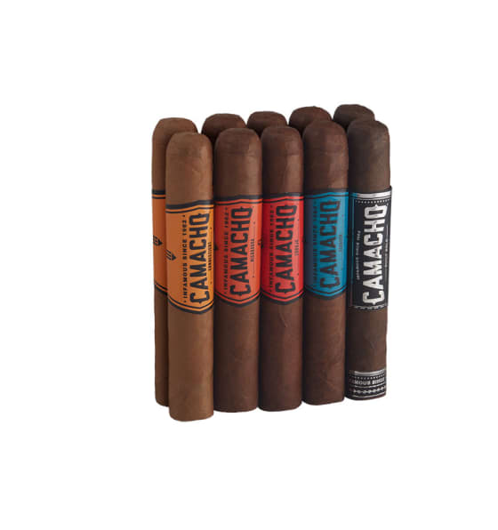 Best Of Camacho 10 Cigars Sampler of 10 Cigars