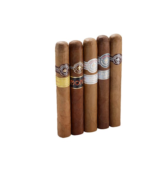Montecristo Lover's Pack Assortment Sampler of 5 Cigars