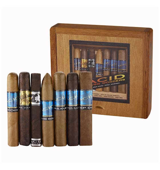Acid Seven Wonders 7 Count Sampler Sampler of 7 Cigars
