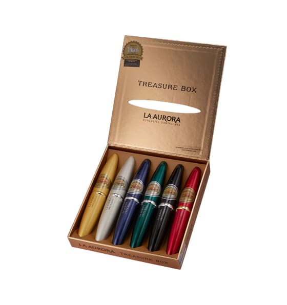 La Aurora Preferidos 1903 Treasure Box Sampler of 6 Cigars