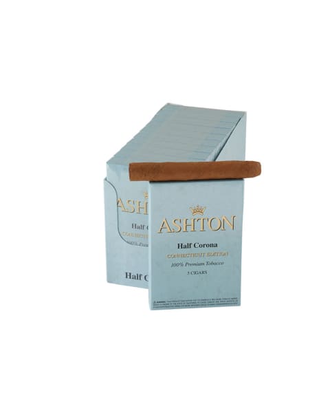 Ashton Small Cigars Half Corona Connecticut 10/5