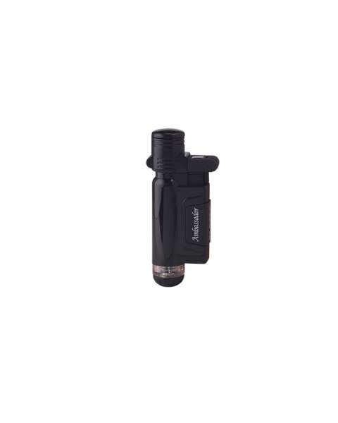Blazer Ambassador Black Slim Line Cigar Lighter