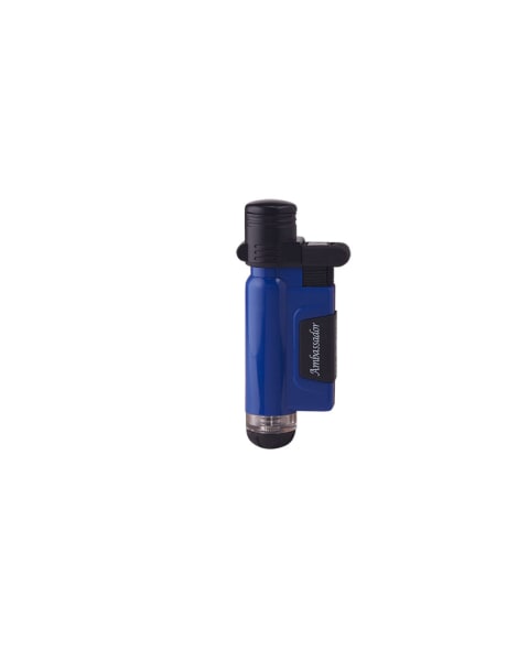 Blazer Ambassador Blue Slim Line Cigar Lighter