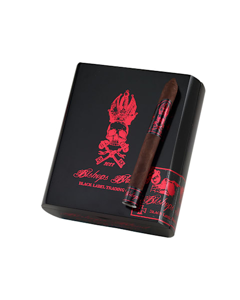 Black Label Bishops Blend Corona Larga Box of 20 Cigars