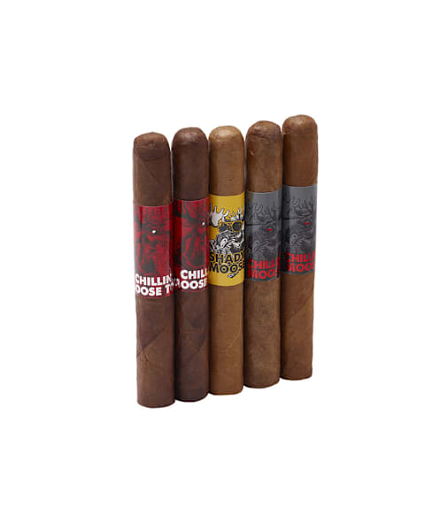 The Moose is Loose - Chillin' Moose Toro Sampler Sampler of 5 Cigars