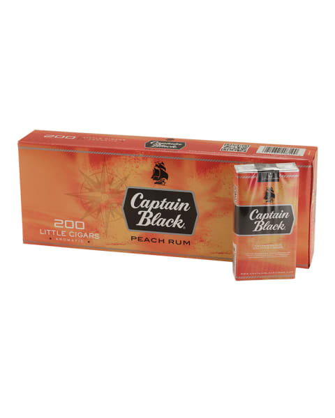 Captain Black Little Cigars Peach Rum 10/20