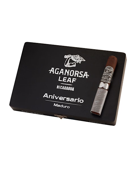 Aganorsa Leaf Aniversario Maduro Gran Robusto BP Box of 10 Cigars