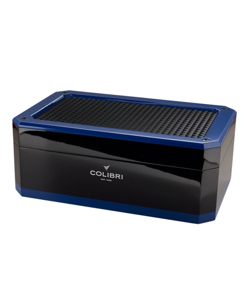 Colibri Rally Black And Blue Humidor
