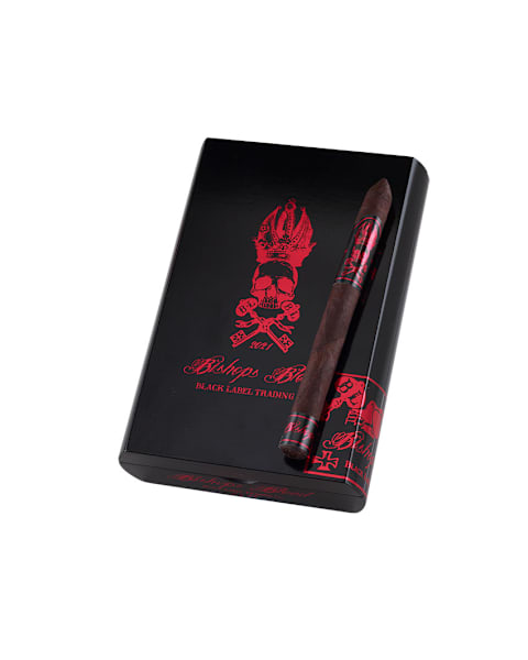 Black Label Bishops Blend Lancero Box of 12 Cigars