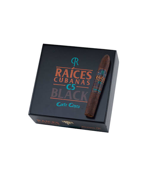 Raices Cubanas C5 Black Belicoso Box of 21 Cigars