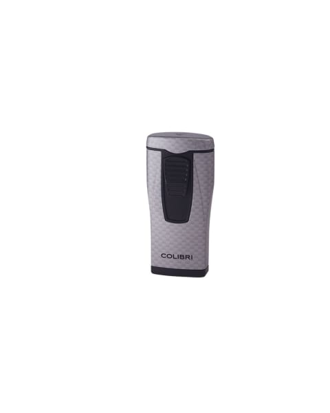 Colibri Monaco Carbon Fiber Silver Lighter
