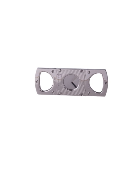 Elie Bleu EBC-1 Cigar Cutter Stainless Diagonal Lines