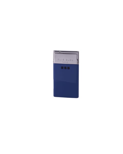 Elei Bleu J-11 Thin Jet Flame Lighter Blue Lacquer