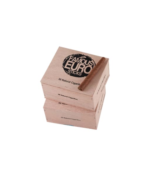 Euro Sticks Natural Cigarillos Box 100