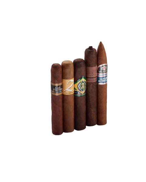 Famous Value 5 Cigars #1 Sampler of 5 Cigars