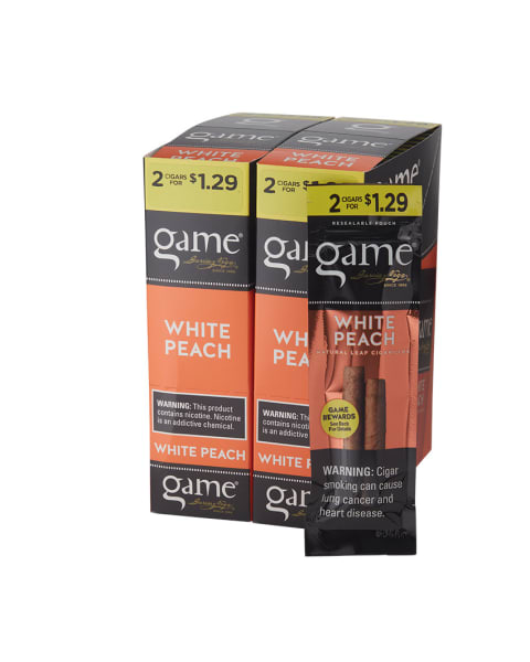 Garcia Y Vega Cigarillos 2 for 1.29 White Peach 30/2