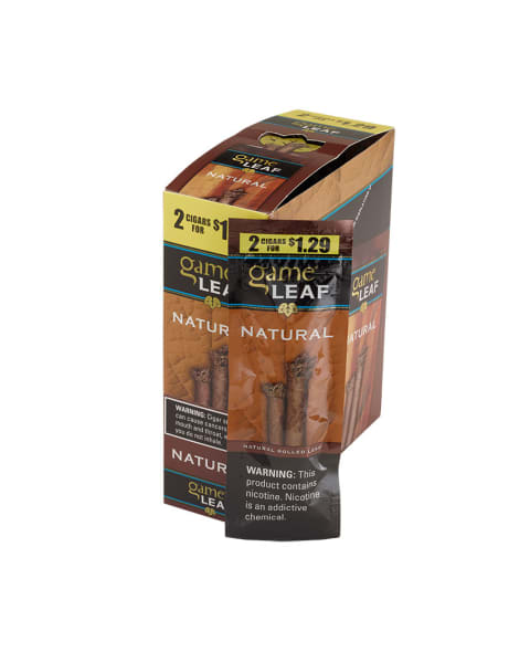 Garcia y Vega Game Leaf Cigarillos Natural 15/2