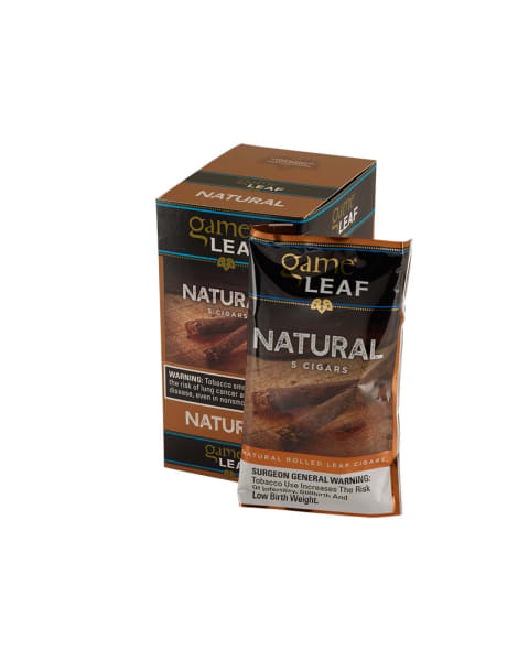 Garcia y Vega Game Leaf Cigarillos Natural 8/5