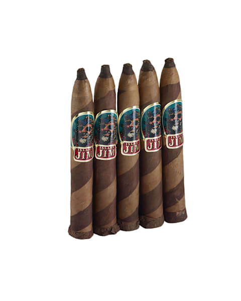 Island Jim by Oscar #2 Torpedo Barber Pole Pack of 5 Cigars