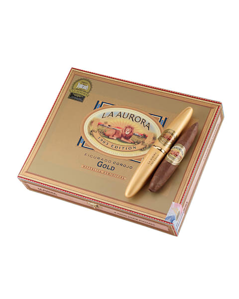 La Aurora Preferido 1903 Gold Tubo