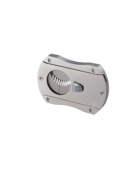 Lotus Deception Serrated Chrome Satin Cigar Cutter