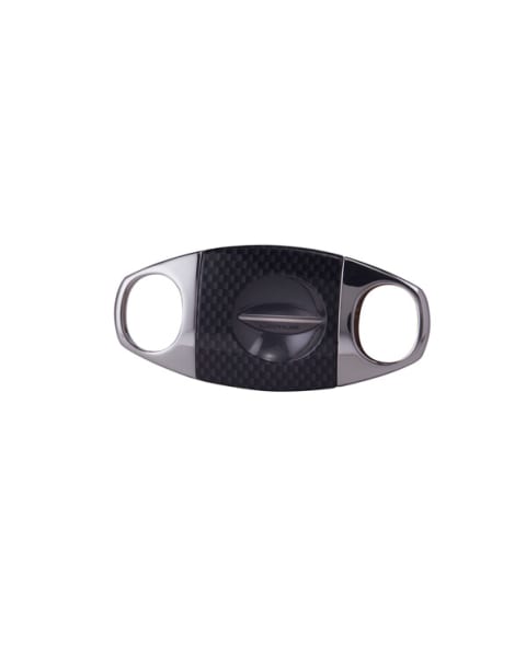 Lotus Jaws Carbon Fiber Serrated V Cutter Black/Chrome