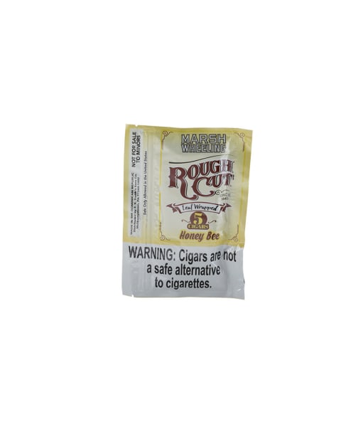Marsh Wheeling Rough Cut Honey Bee (5) Pouch of 5 Cigars