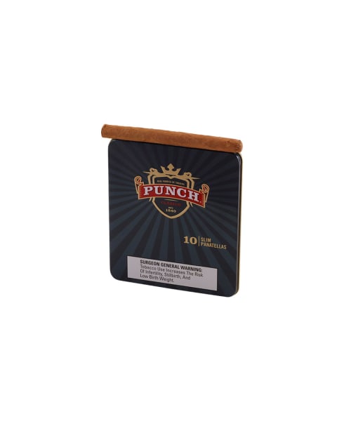 Punch Clasico Slim Panetela Tin of 10 Cigars
