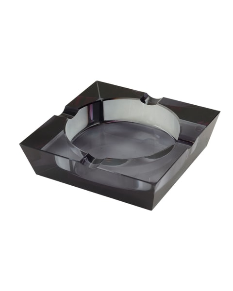 Crystal Black Tint Ashtray