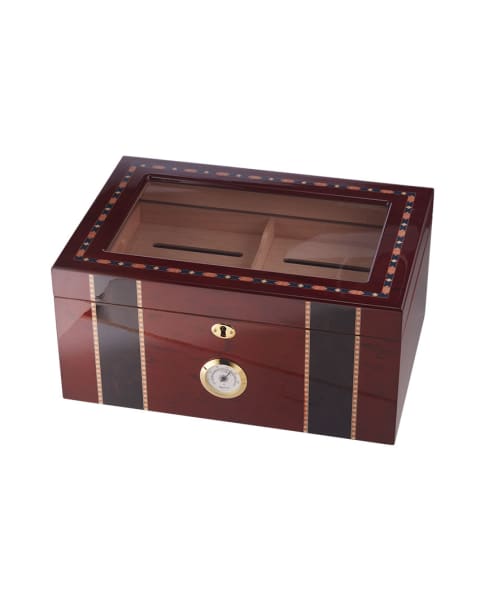Pompeii Glass Top Humidor