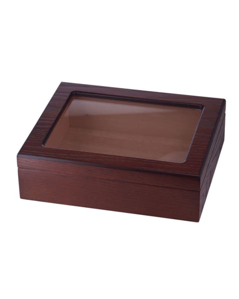 Glasstop Walnut Humidor