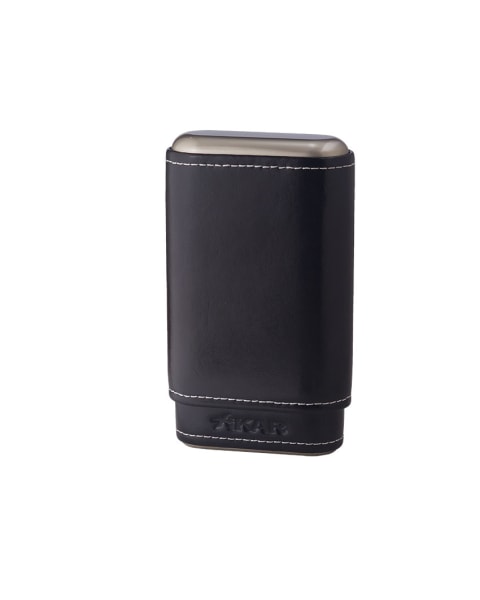 Xikar Envoy Leather 3 Cigar Case Black