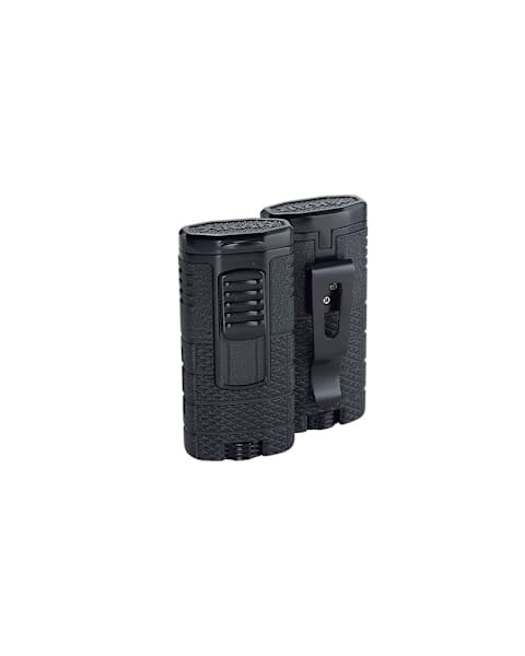 Xikar Tactical Triple Torch Black and Black Lighter