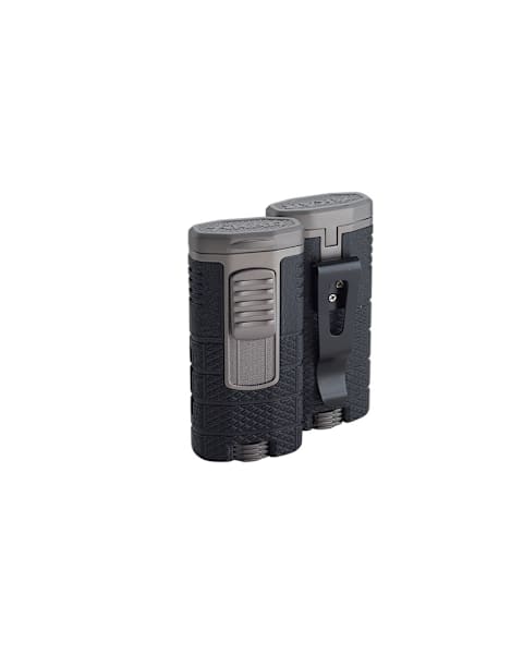 Xikar Tactical Triple Torch Black and Gunmetal Lighter