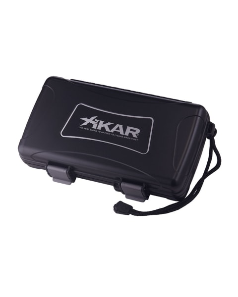 Xikar 5 Count Cigar Humidor Black