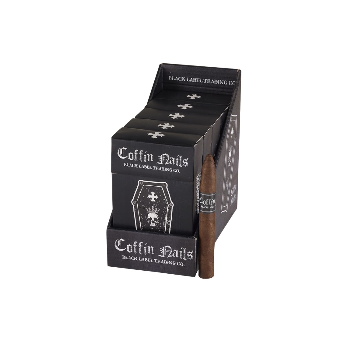 Black Label Trading Coffin Nails Petite Corona Upright of 50 Cigars