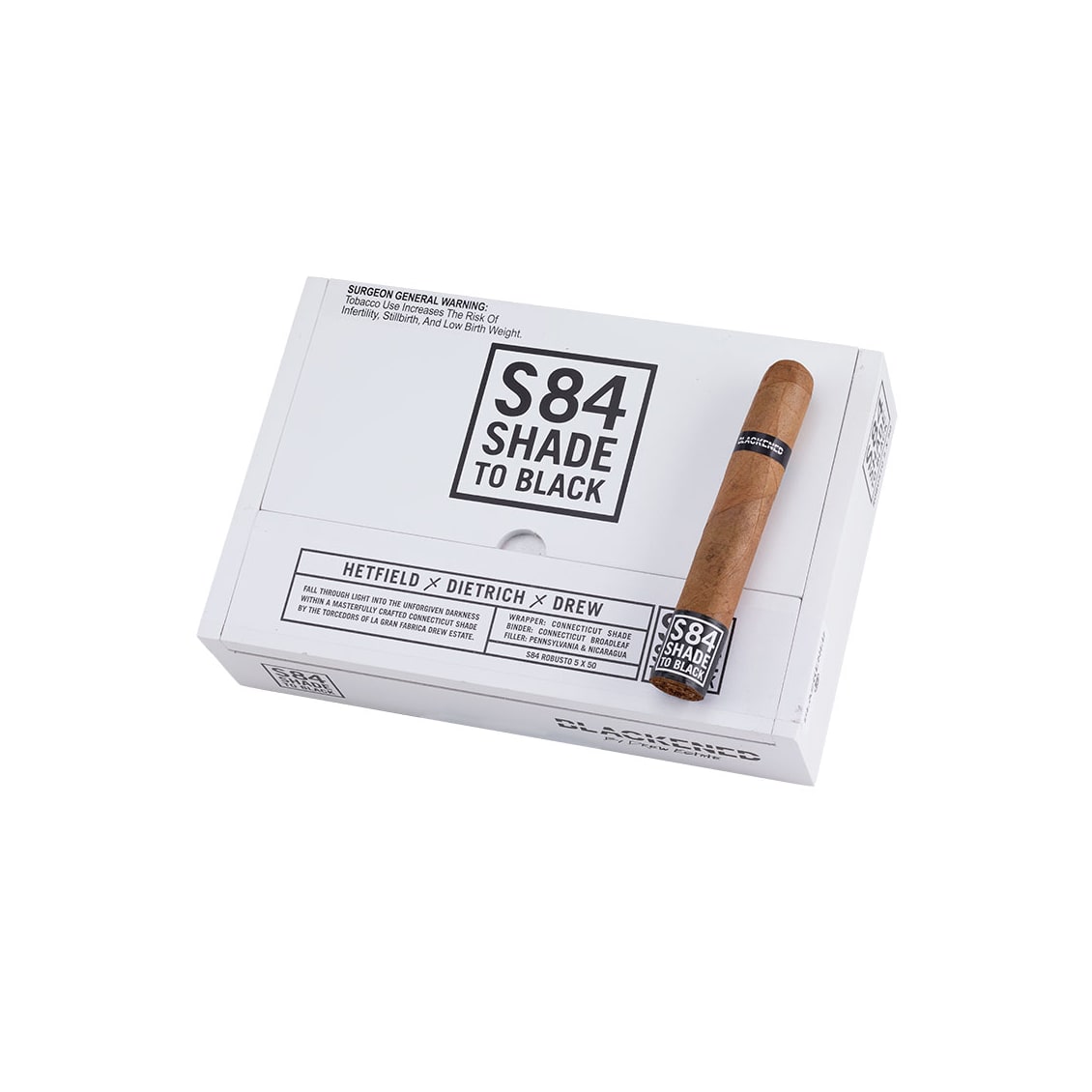 Blackened S84 Shade by Drew Estate Robusto
