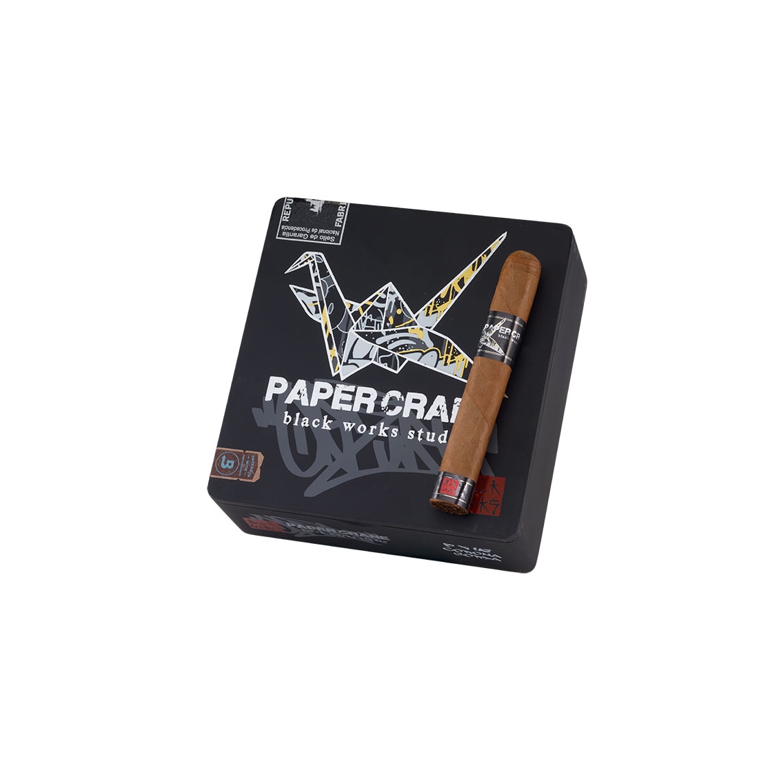 Black Works Studio Paper Crane Corona Gorda Box Press