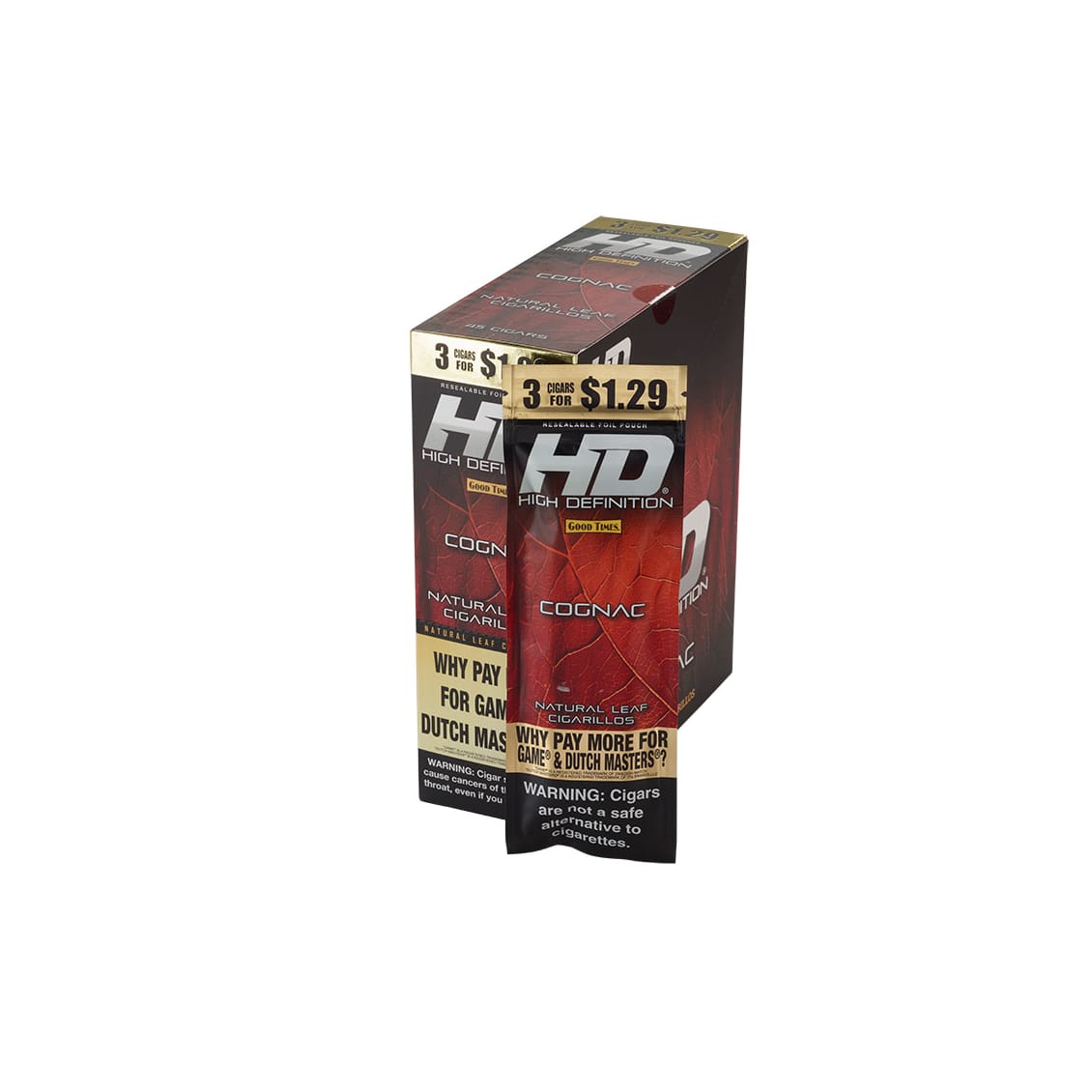 GOOD TIME HD COGNAC - 3/$1.29 15/3pk