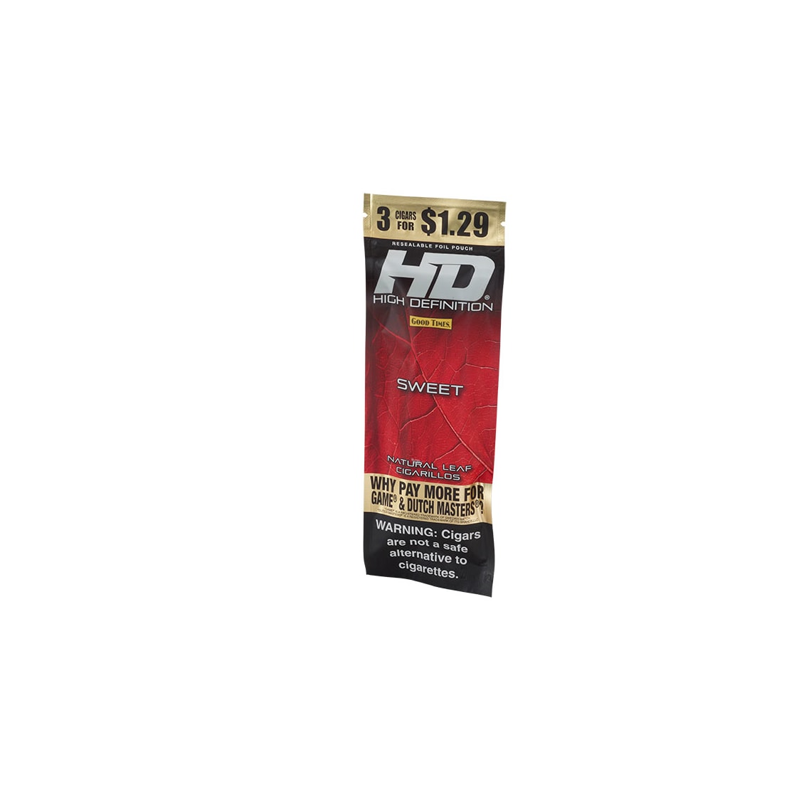 Good Times #HD Sweet 15/3 Cigars - Natural