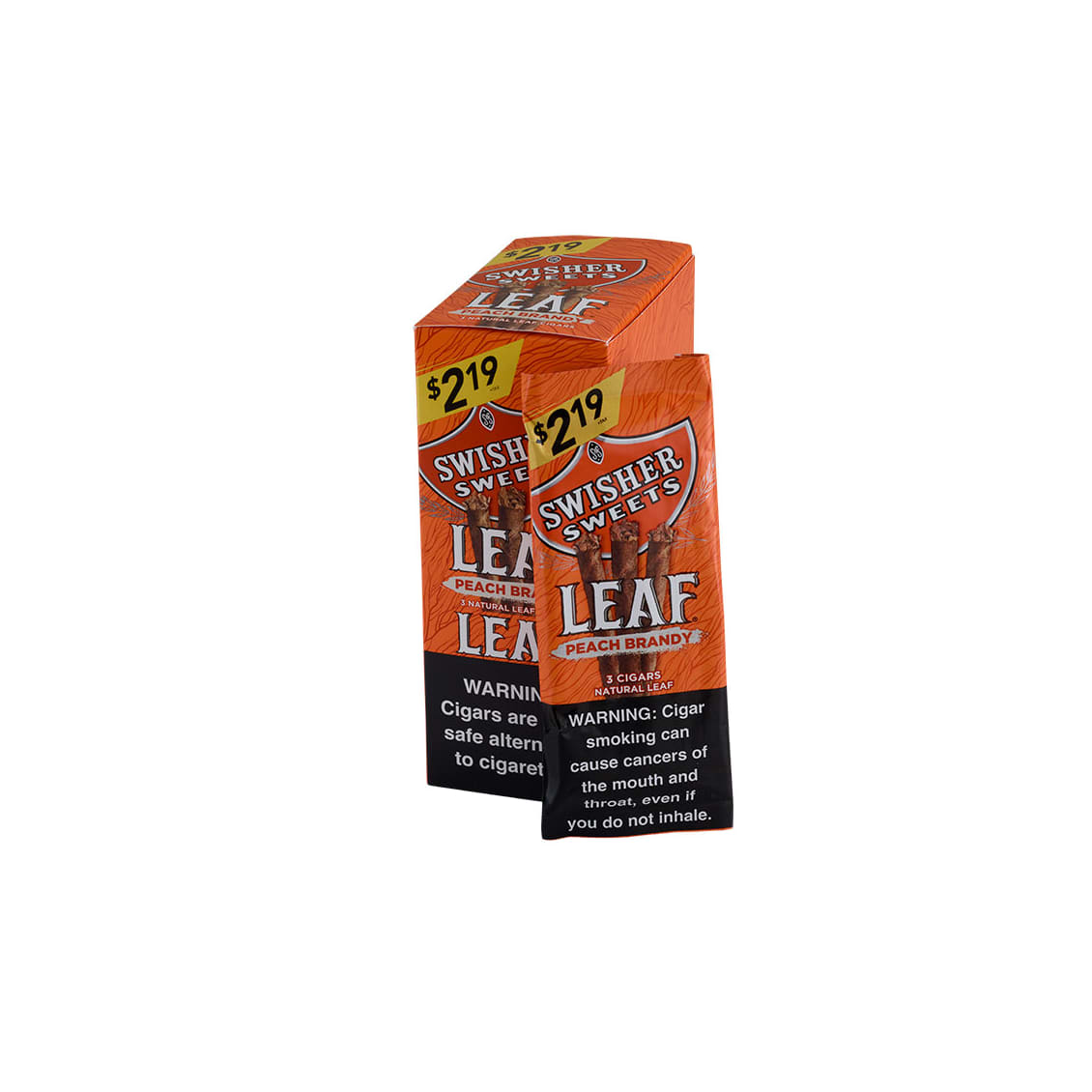 Swisher Sweets Leaf Peach Brandy Cigarillos (3)