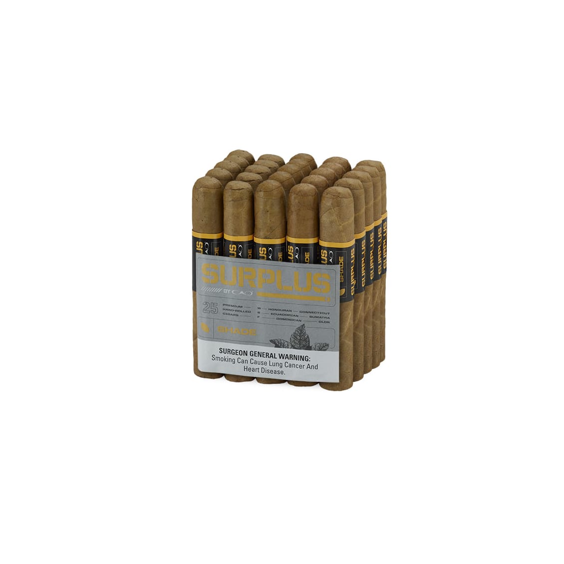 CAO Surplus Shade Robusto Cigars - Natural