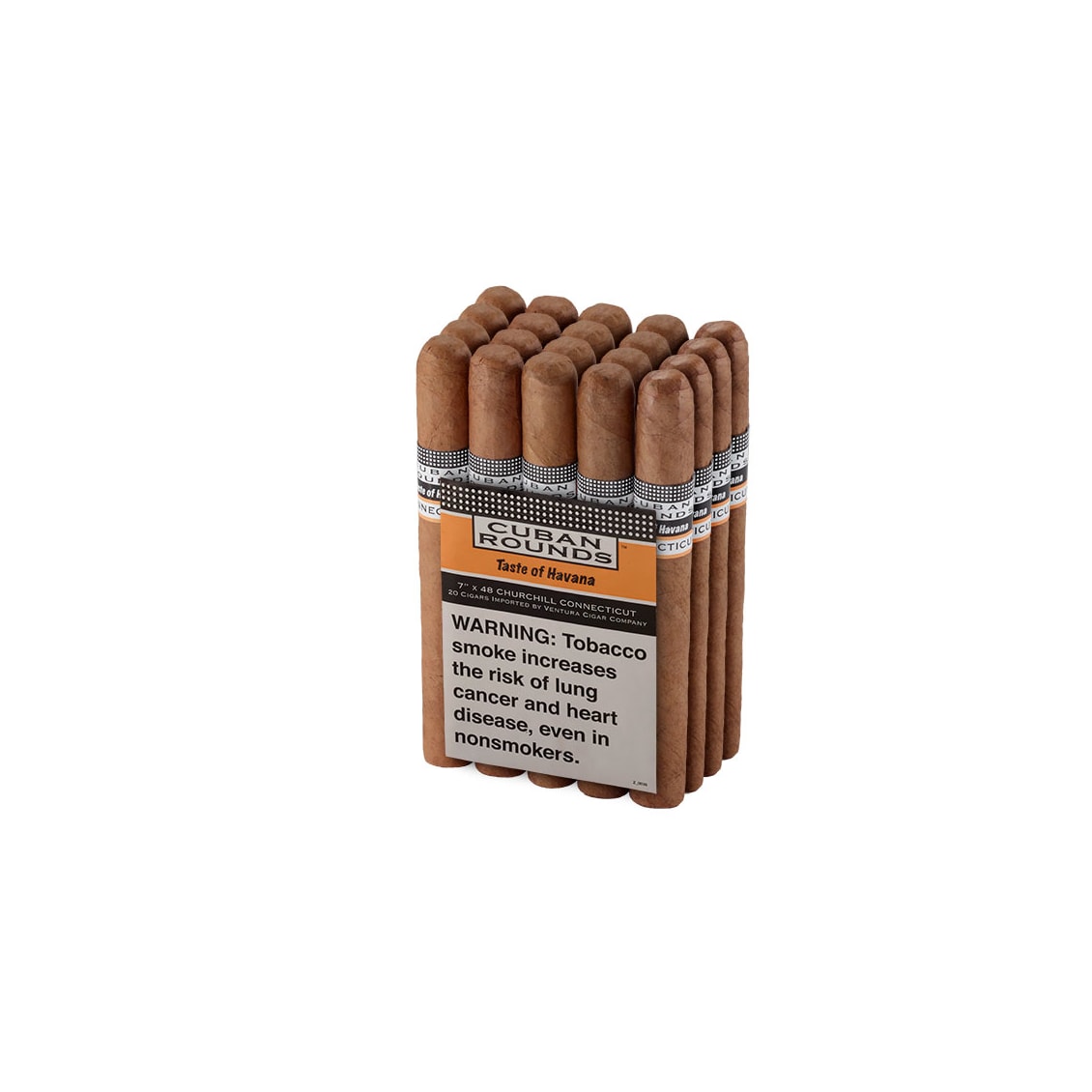 Cuban Rounds Connecticut Churchill Cigars - Natural | Famous Smoke Cuban Rounds Connecticut Churchill Cigars - Natural | Famous Smoke