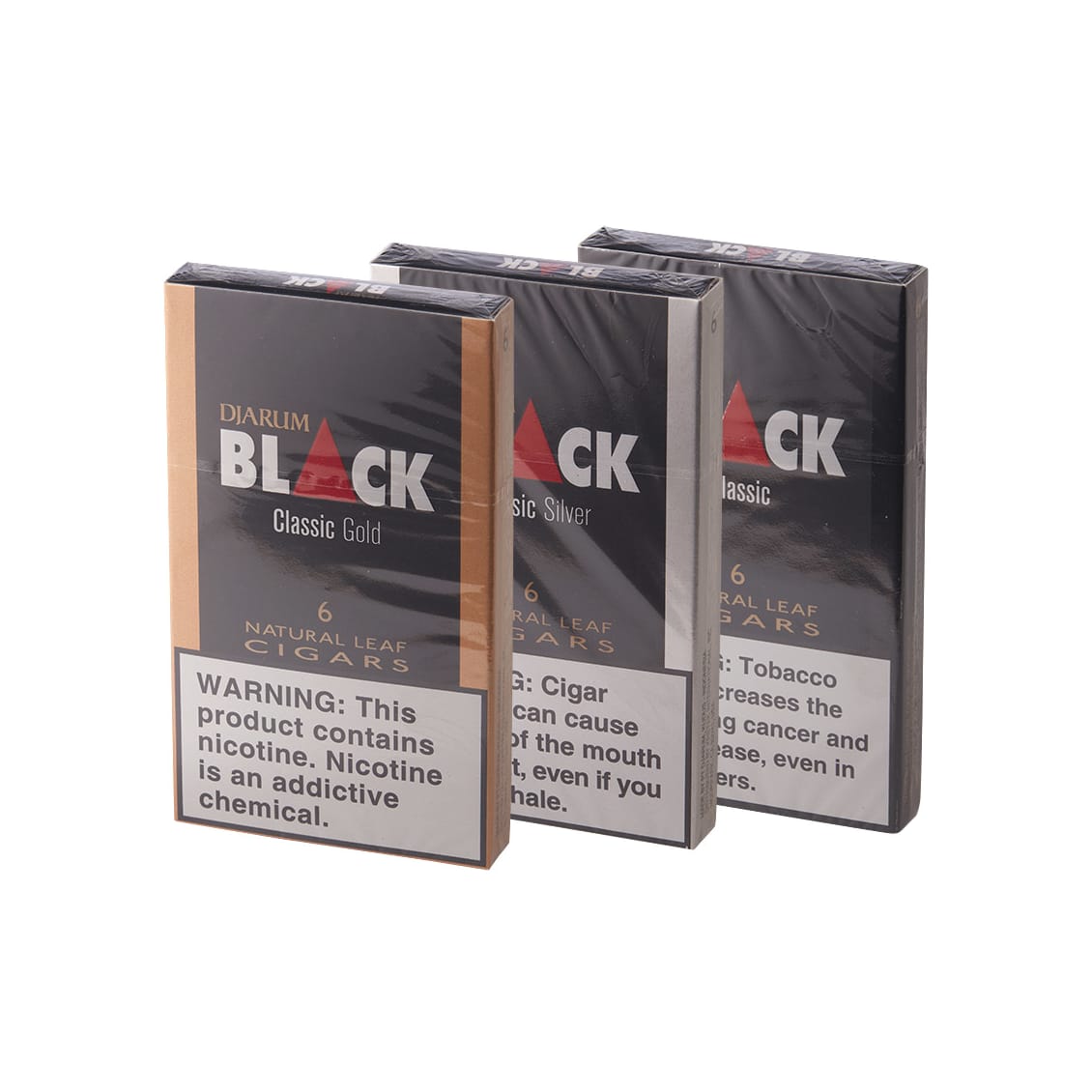 Djarum Black Classic 3 Pack Sampler (3 3/4 x 24)